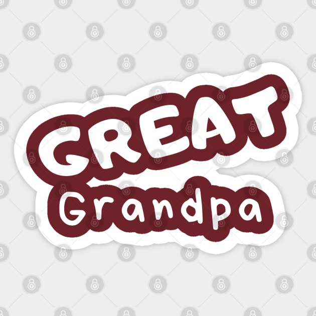 Great Grandpa Sticker by Comic Dzyns